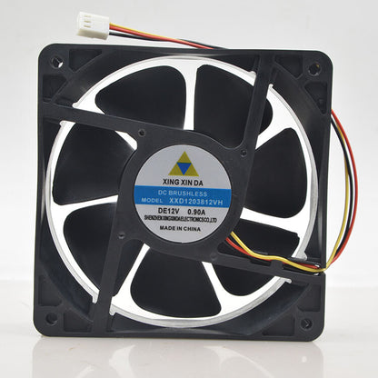 1pcs  XXD1203812VH 12cm 12V 0.90A 12038 chassis power supply fan