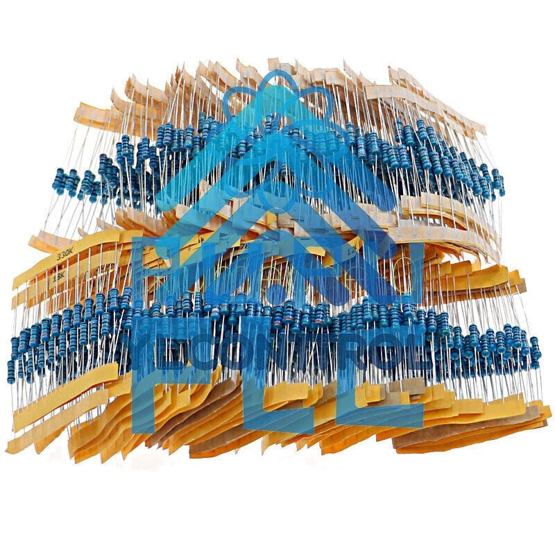 1100pcs 10X 110 Value 0.1Ω ~ 10 mΩ 1/2W 1% Metal Film Resistor Assortment Kit N8