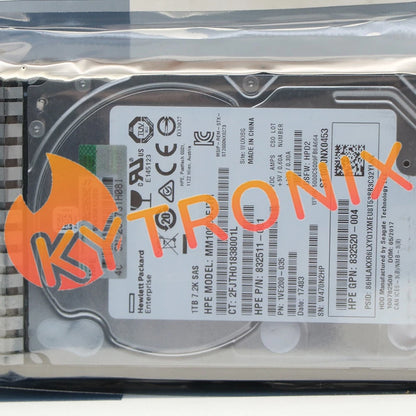 HPE 832984-001 832514-B21 1TB 7.2K 12G SFF 2.5" SAS SC HARD DRIVE G9 G8 HDD