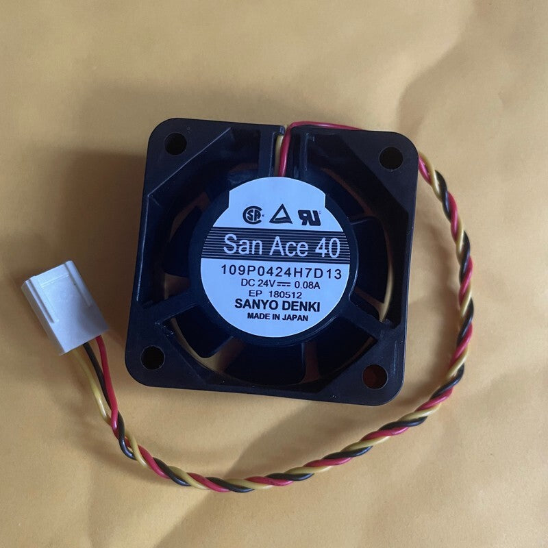 SanAce 40 109P0424H7D13 DC 24V 0.08A 4015 3-wire inverter fan