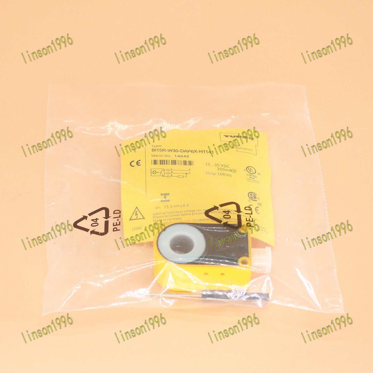ONE Bi15R-W30-DAP6X-H1141 Proximity Sensor - TURCK