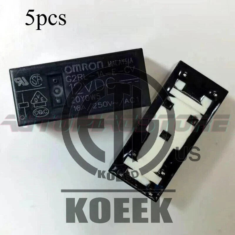 5PC DC12V 16A 250VAC 6-pin relay G2RL-1A-E-CV