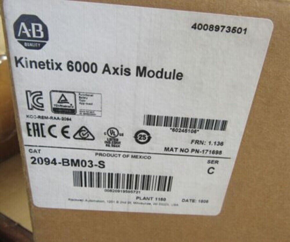 Allen-Bradley 2094-BM03-S Servo Drive Kinetix 6000 Axis Module - ALLEN-BRADLEY