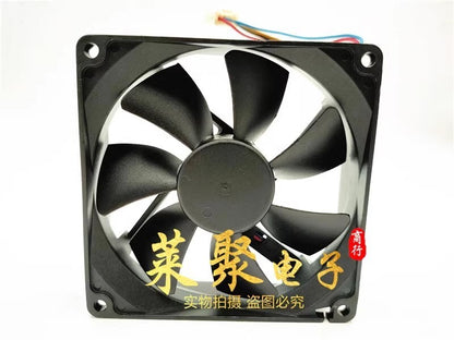 Y.S.TECH YW09225012BSS 9025 DC12V 0.36A 9CM 4-Wire High Airflow Cooling Fan
