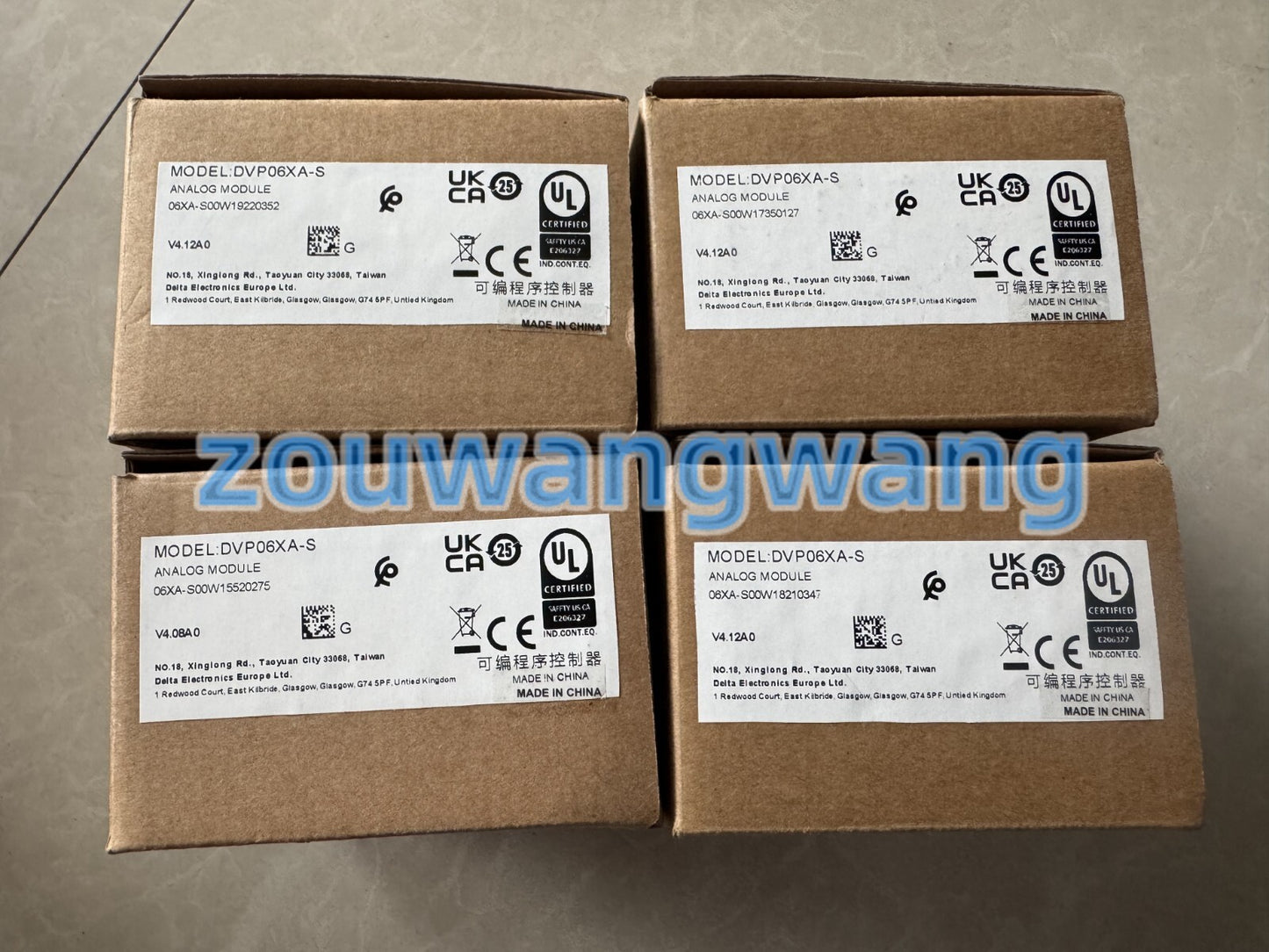 new DVP06XA-S Delta programmable controller PLC