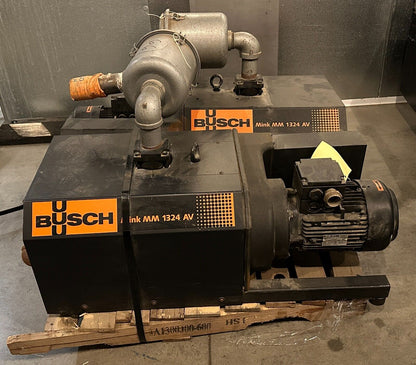 used Busch Mink MM 1324 AV Vacuum Pump - BUSCH MINK