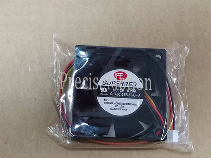 1pcs SUPERRED CHA6012EB-55-OF-A 6023 12V 0.28A 6 cm 3-wire dual ball fan