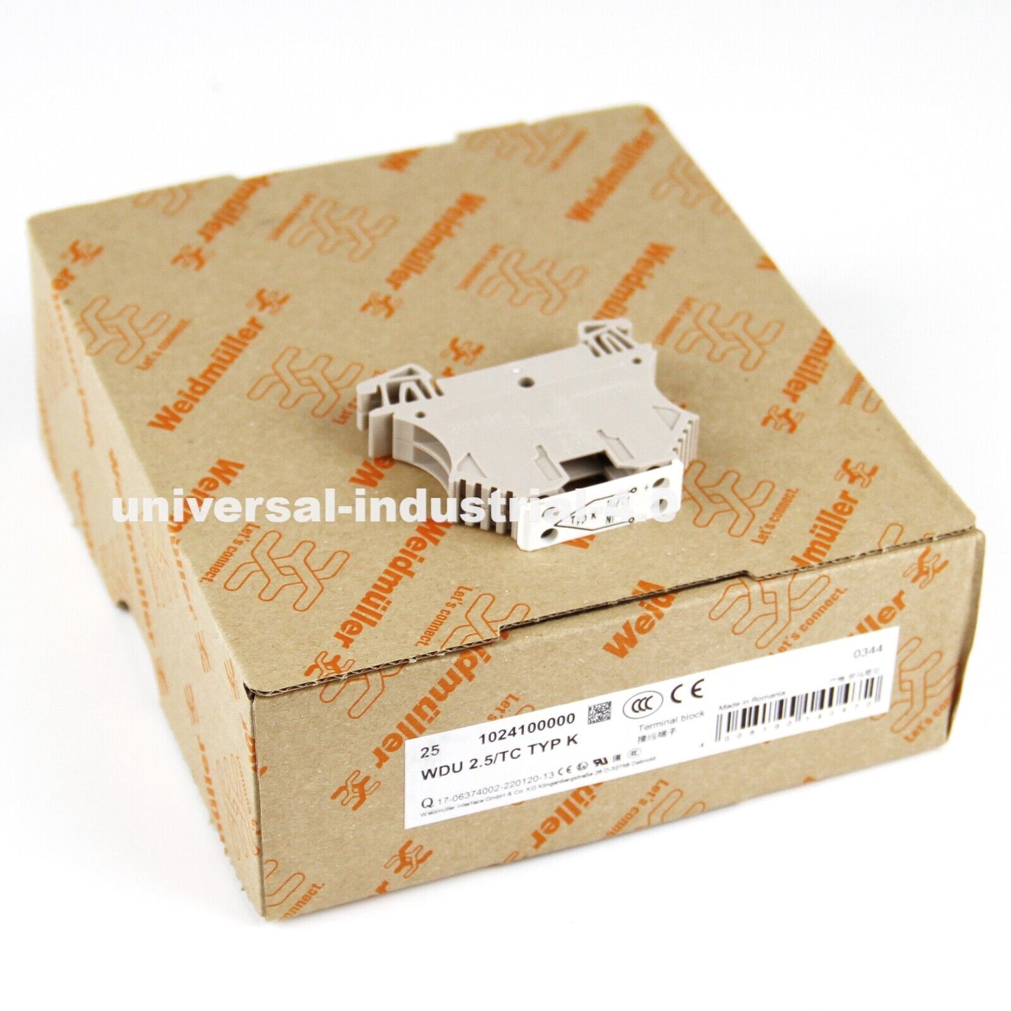 100PCS WEIDMULLER WDU Thermocouple Terminal - WEIDMULLER