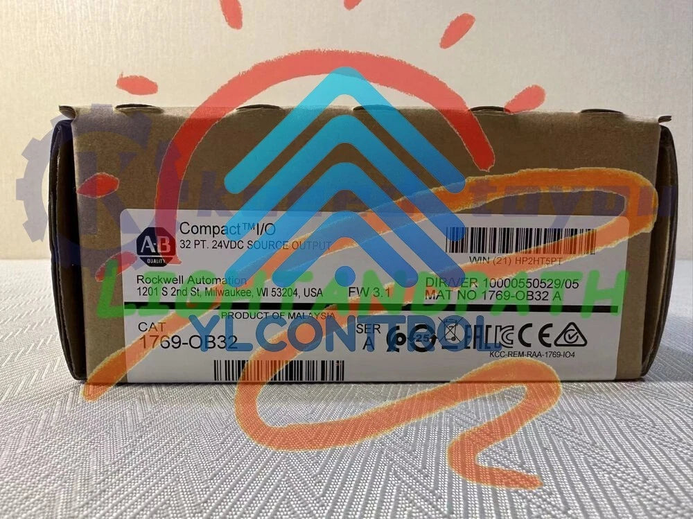 1PC Allen-Bradley 1769-OB32 SER A CompactLogix 32 Pt 24VDC D/O Module #Li
