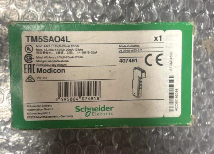 Schneider Electric Modicon TM5SAO4L Analog Output Module - KOEED