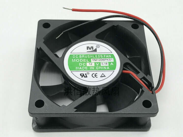 new 1pcs M YM1206PKS1 DC12V 0.18A 6020 6CM 60*20MM cooling fan