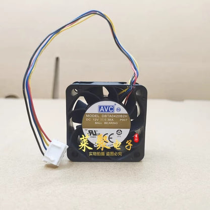 AVC DBTA0420B2H-P026 DC12V 0.38A 4CM 4-Wire Ball Cooling Fan