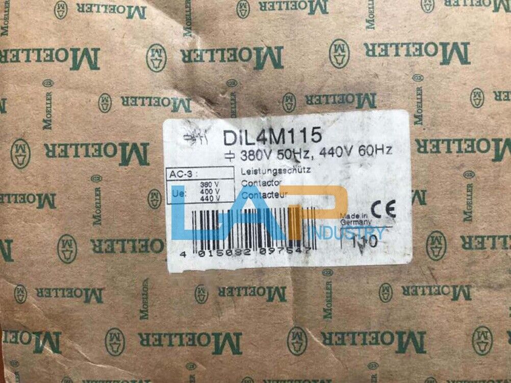 new 1PCS  FOR Admiralty Muller MOELLER DIL4M115 Contactor DIL 4M115 50Hz 380V