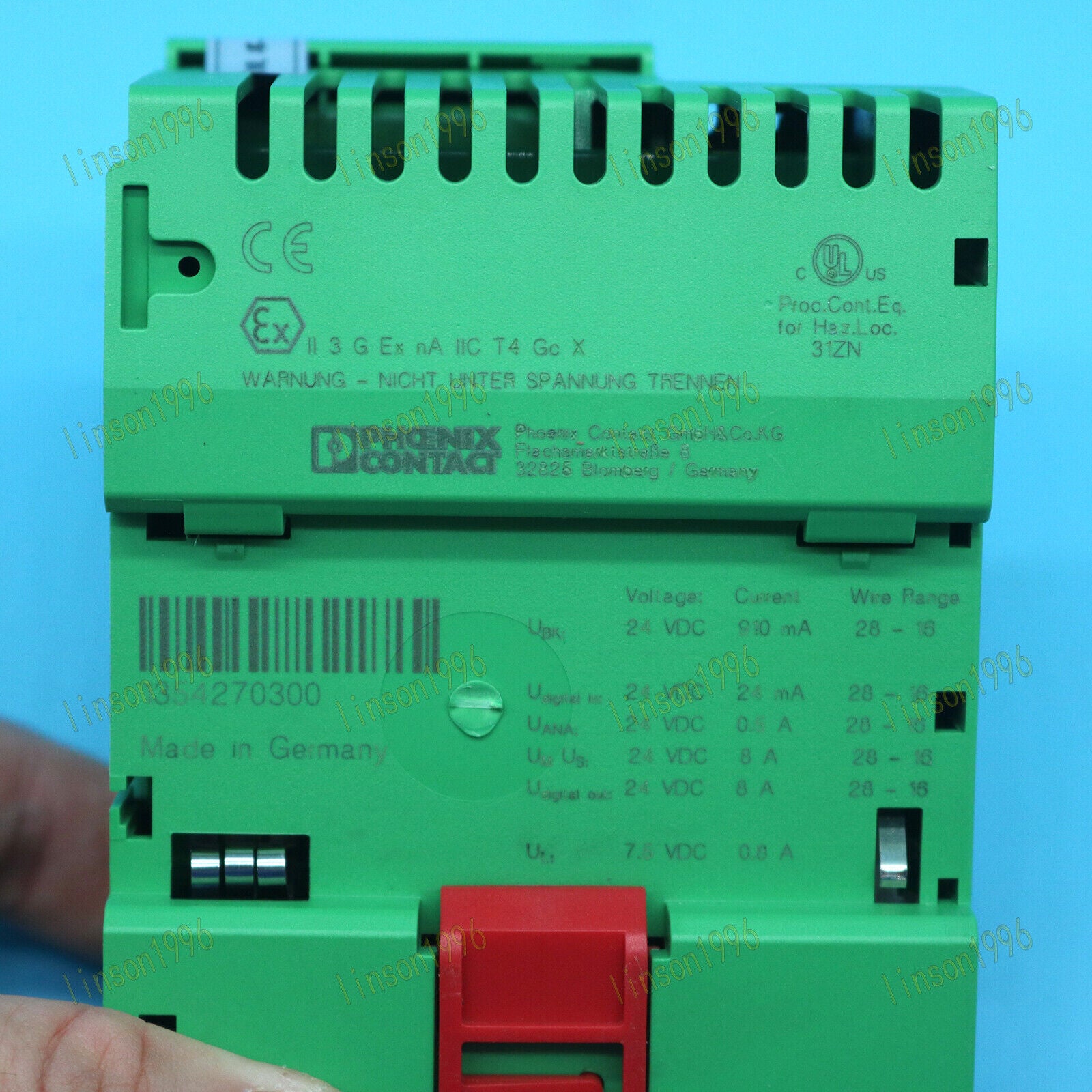 Used 1PC Phoenix IL PN BK DI8 DO4 2TX-PAC Fast Bus Coupler - PHOENIX