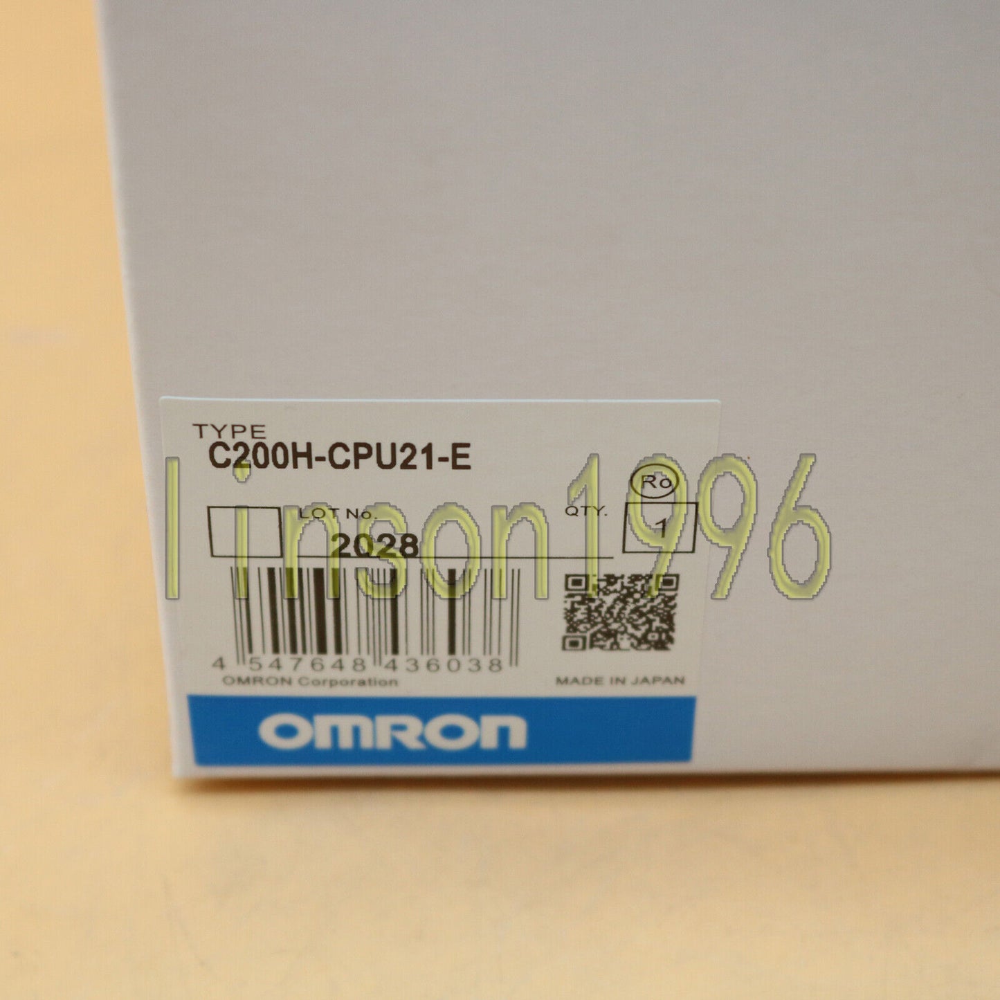 Omron ONE C200H-CPU21-E 2023 Model, High-Precision CPU21-E Module for Omron ONE System, 1-Year Warranty - OMRON