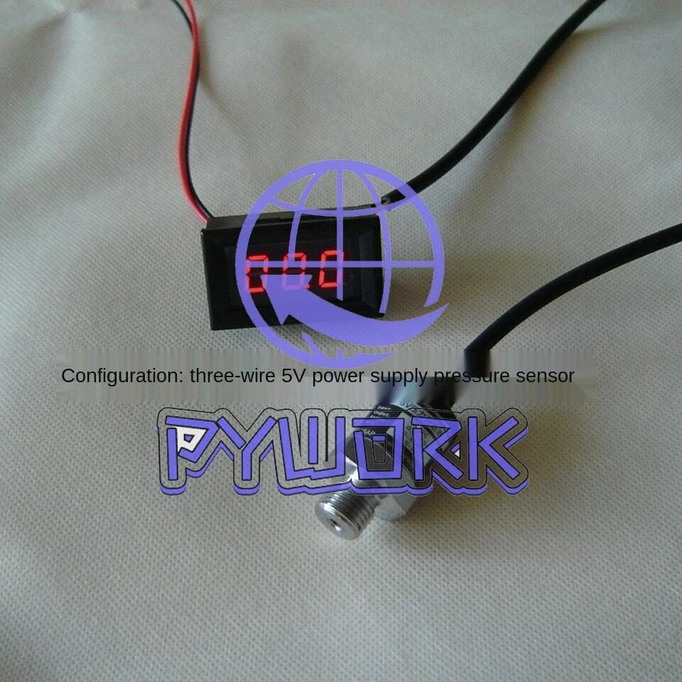 Small panel mounting Pressure gauge Accu pneumatic shock digital pressure gauge