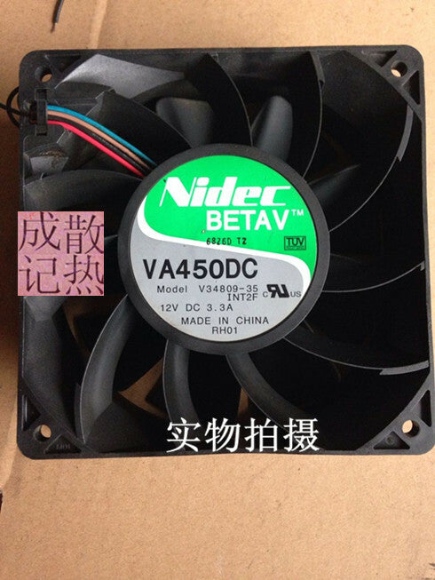 1pcs Nidec VA450DC V34809-35 12038 3.3A 2.2A PWM Violence Fan