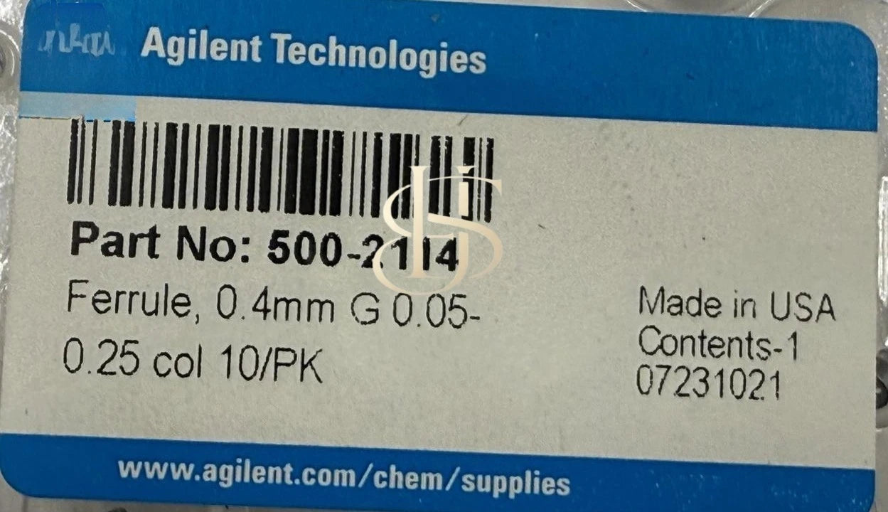 1pcs Agilent Graphite pressure ring at GC inlet 500-2114
