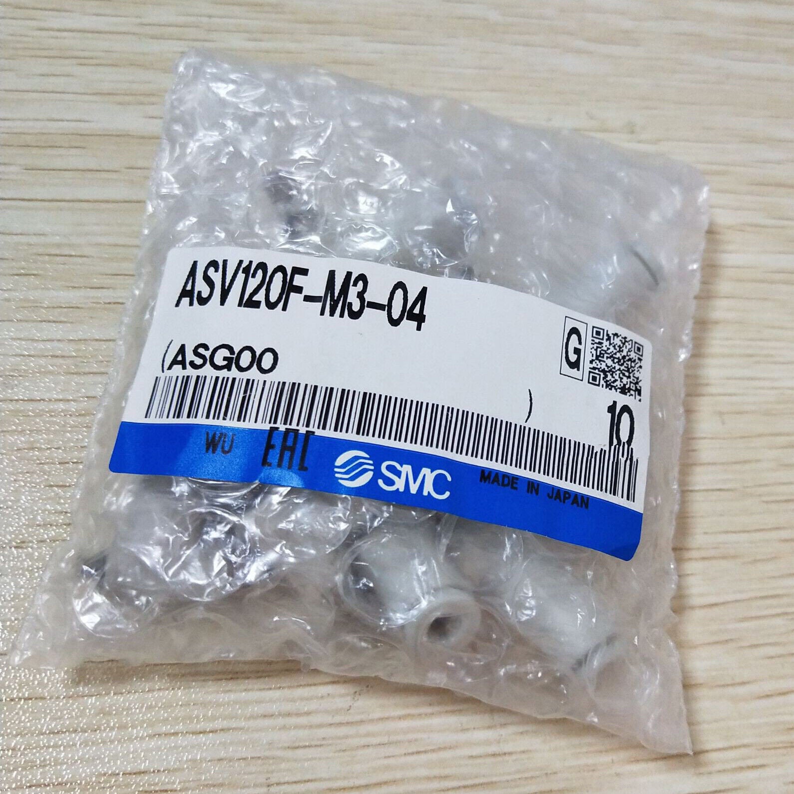 10 Piece SMC ASV120F-M3-04 Speed Exhaust Control Valve - SMC