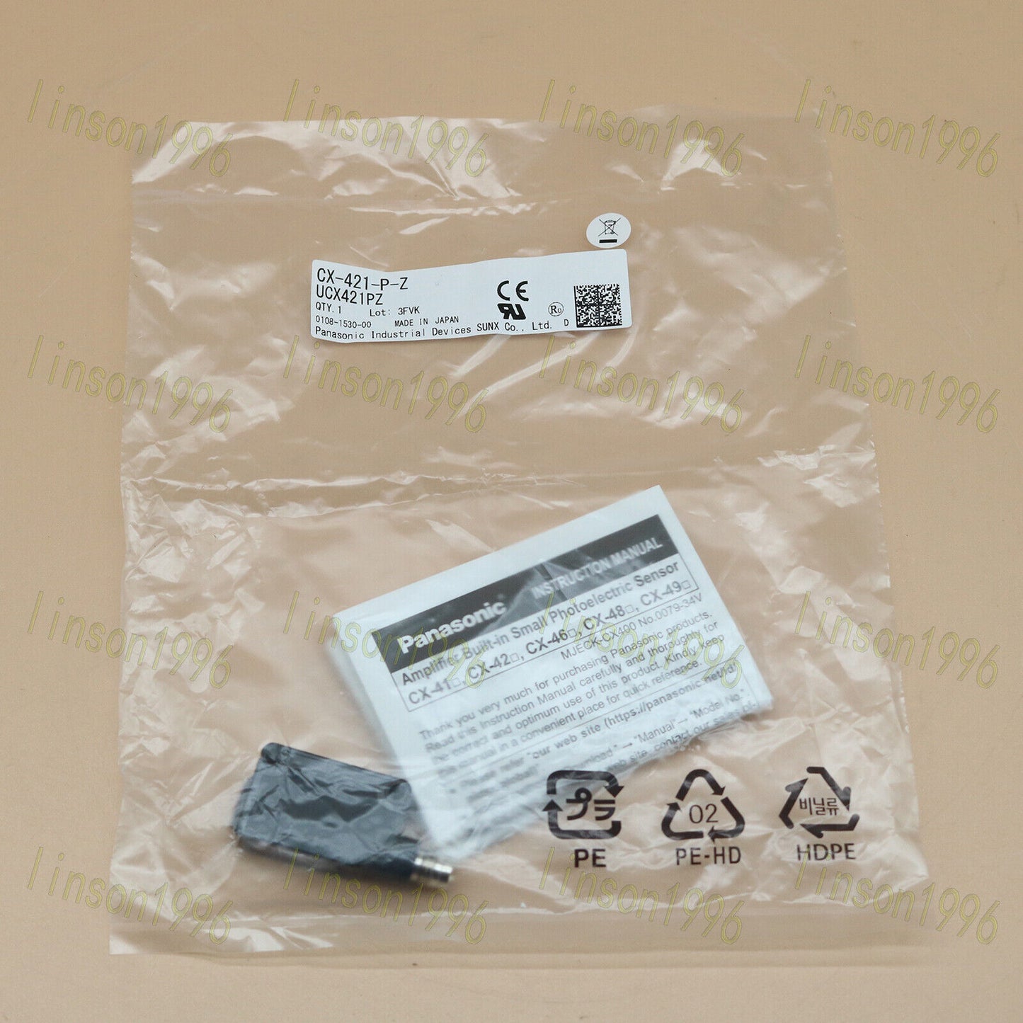 Panasonic SUNX Cx-421-p-z Photoelectric Sensor - PANASONIC