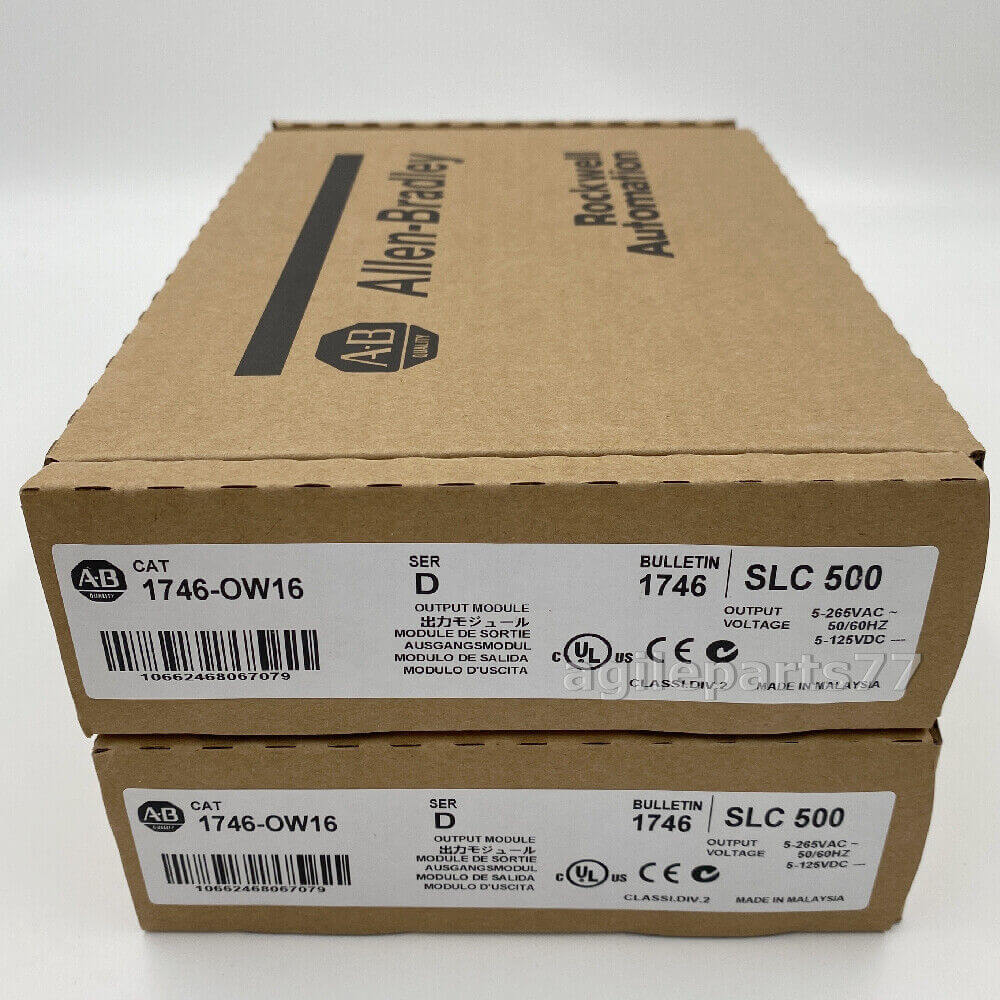 AB 1746-OW16 SLC500 SerD Output Module 1746OW16 NEW Factory Sealed TX - KOEED