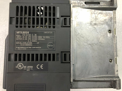 used ONE Mitsubishi Inverter FR-D740-2.2K 400V Tested it In Good Condition - MITSUBISHI