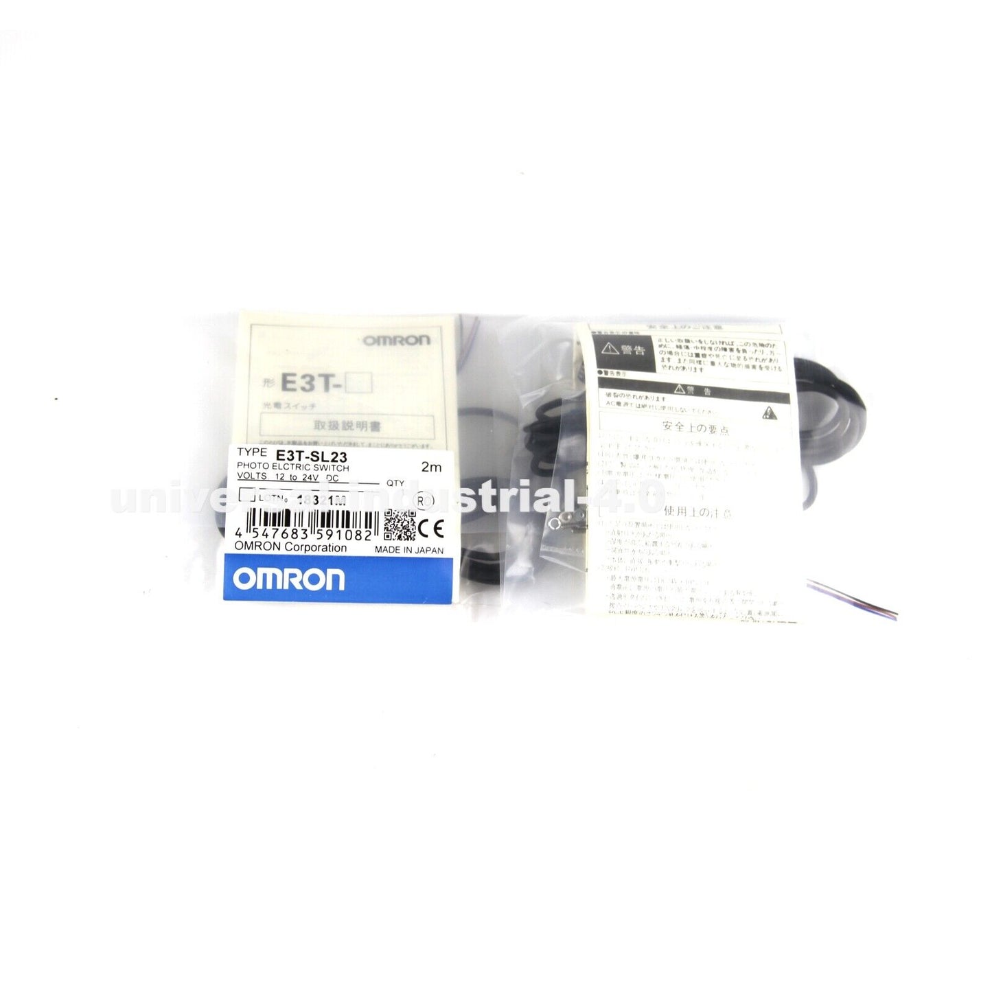 Omron E3T-SL23 Reflective Photoelectric Switch Sensor 2M 12-24VDC - OMRON
