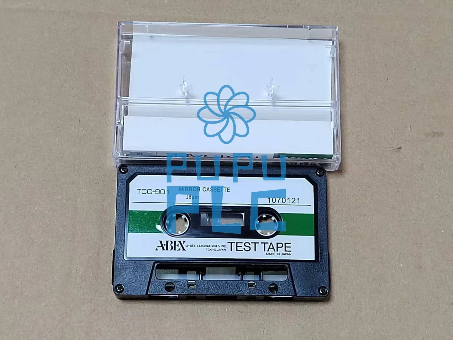 ABEX TCC-901 Mirror CASSETTE 18um TEST TAPE ~