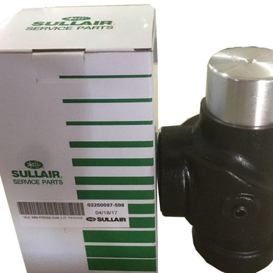 SULLAIR 02250097-598 Minimum Pressure Valve,Professional industrial and household use pressure control valve with durable construction and easy installation - SULLAIR