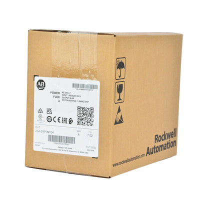 Sealed Allen-Bradley PowerFlex 4 AC Drive 1.5kW 2HP 22A D4P0N104 - ALLEN-BRADLEY