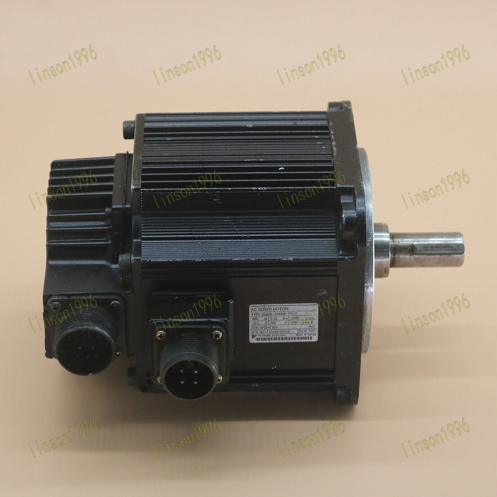 Yaskawa YSGMG-09V6W-YG12 Servo Motor - YASKAWA
