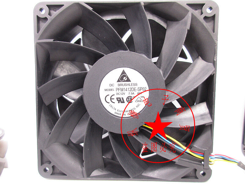DELTA PFM1412DE-SP02 14038 14cm 12V 7.5A high air volume fan