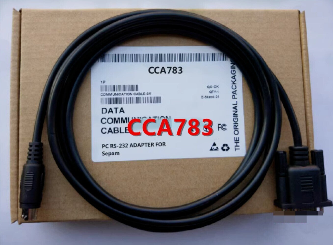 1PC Sepam 60 series with PC debug cable download line CCA783 3 metres