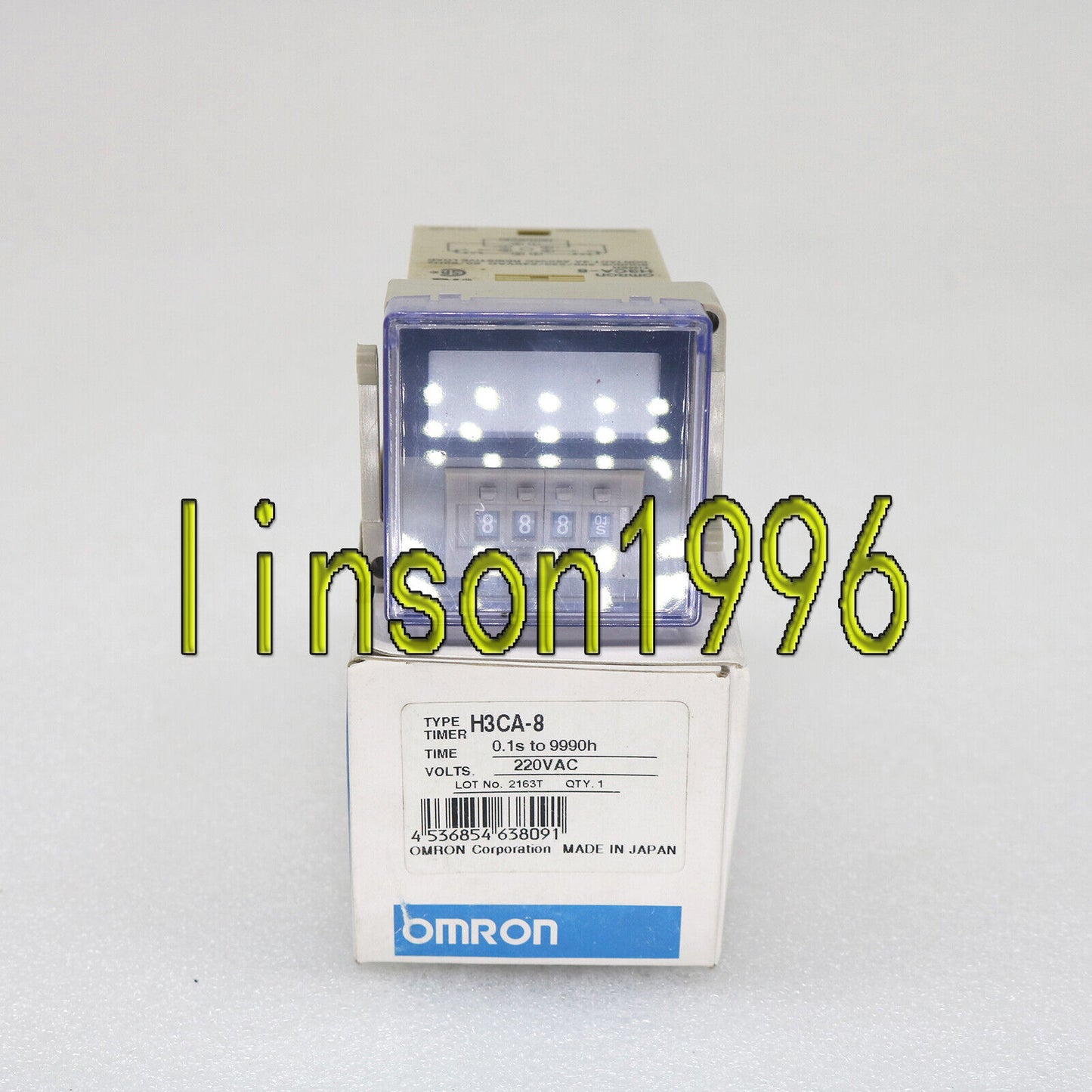 Omron Timer H3CA-8 220VAC Fast Ship - OMRON