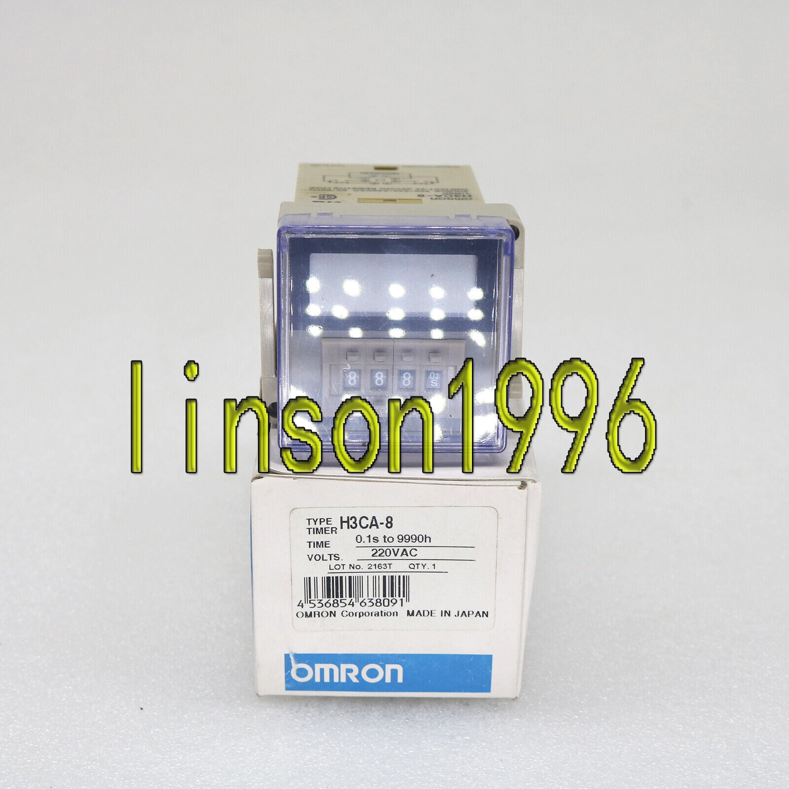Omron Timer H3CA-8 220VAC Fast Ship - OMRON