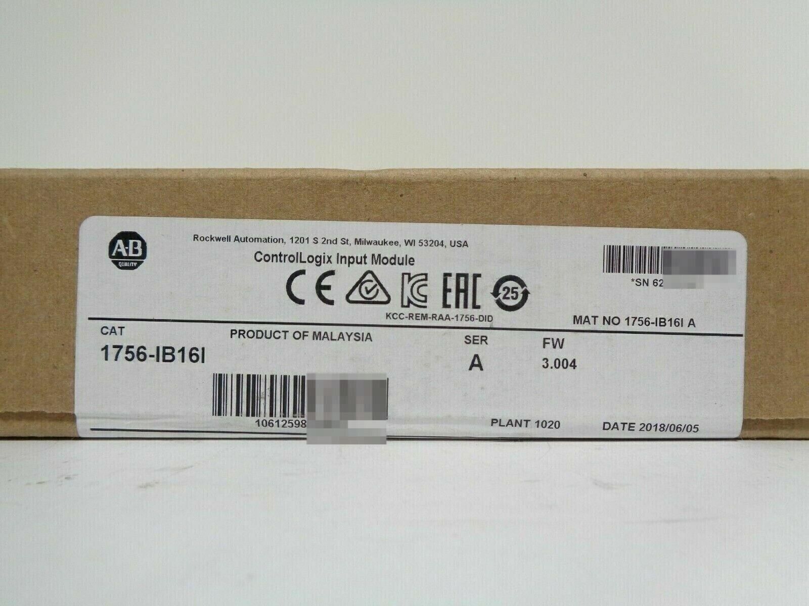 Allen Bradley 1756-IB16I ControlLogix 16-Point Module - ALLEN BRADLEY
