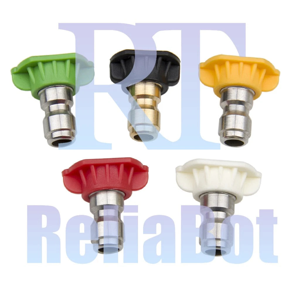 1/4" Quick Connect Car Wash 4.0 GPM 5 Pcs Pressure Washer Spray Nozzle Tips Jet