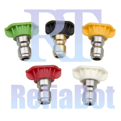 1/4" Quick Connect Car Wash 4.0 GPM 5 Pcs Pressure Washer Spray Nozzle Tips Jet
