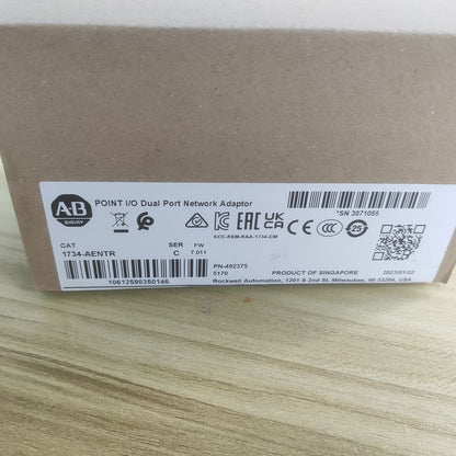 Allen-Bradley 1734AENTR Dual-Port Adaptor for industrial SERC points - ALLEN-BRADLEY