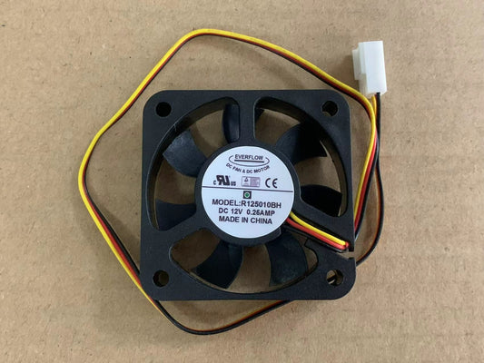new EVERFLOW R125010BH DC 12V 0.25A 3-wire 50x50mm Server Cooling Fan