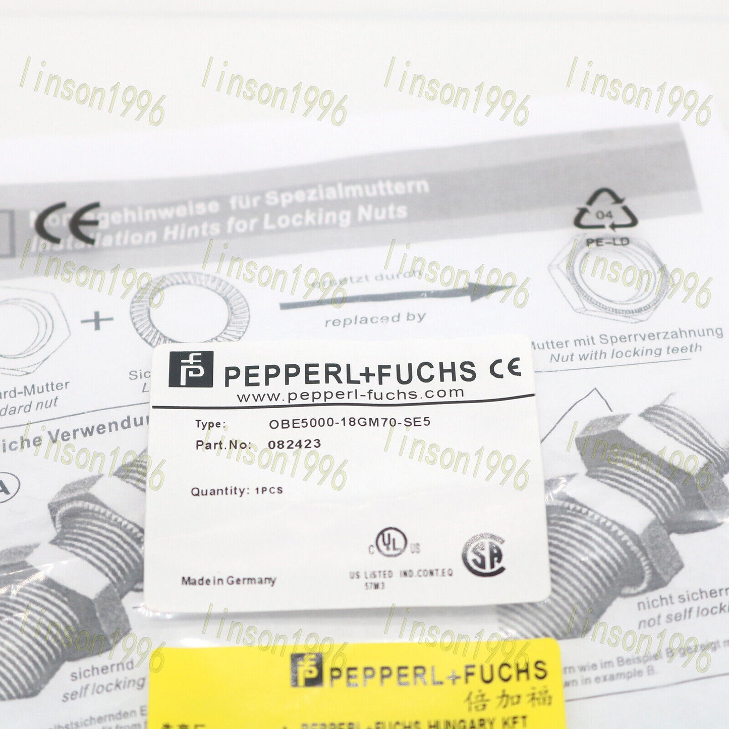 Pepperl+Fuchs OBE5000-18GM70-SE5 Photoelectric Switch Fast Ship - PEPPERL+FUCHS