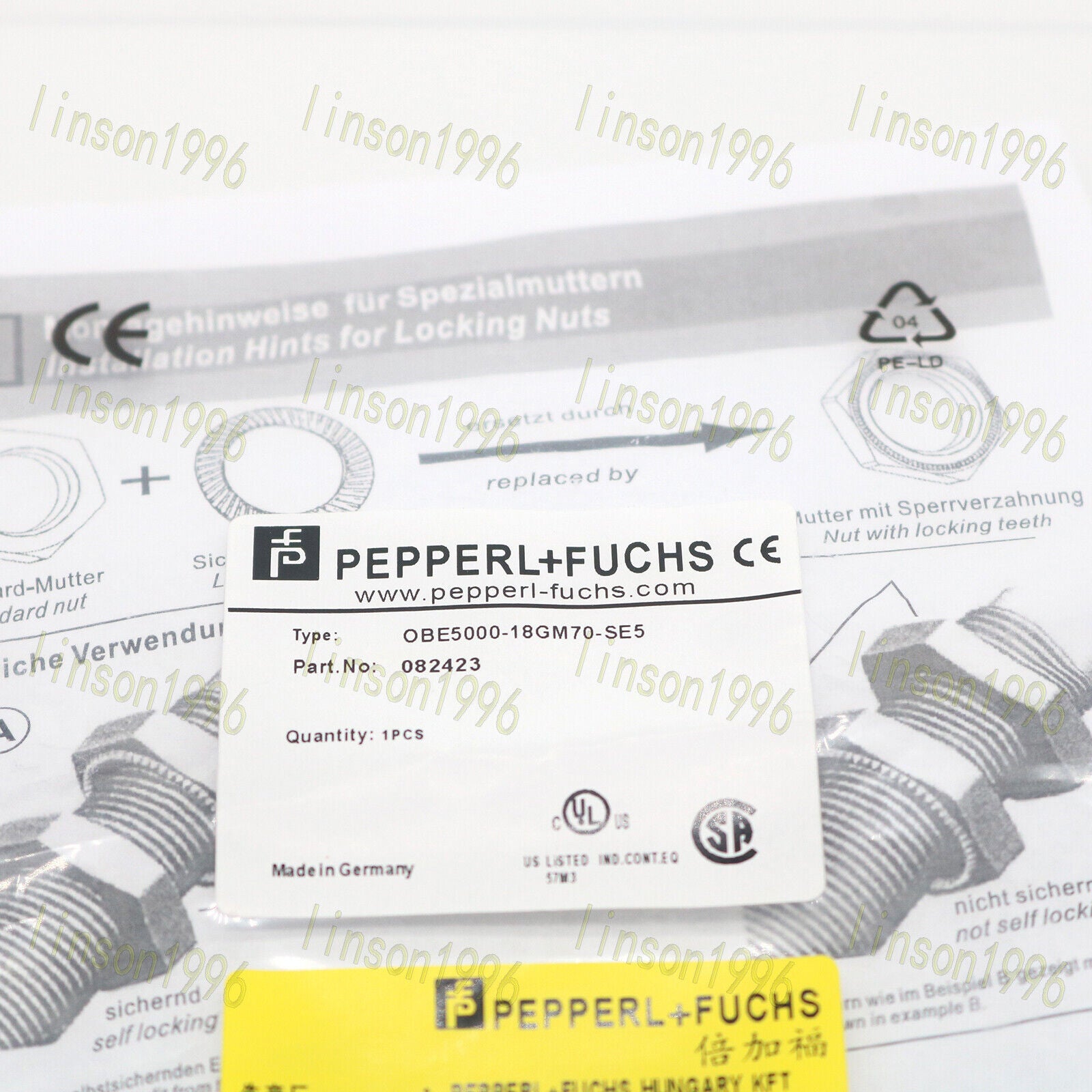 Pepperl+Fuchs OBE5000-18GM70-SE5 Photoelectric Switch Fast Ship - PEPPERL+FUCHS
