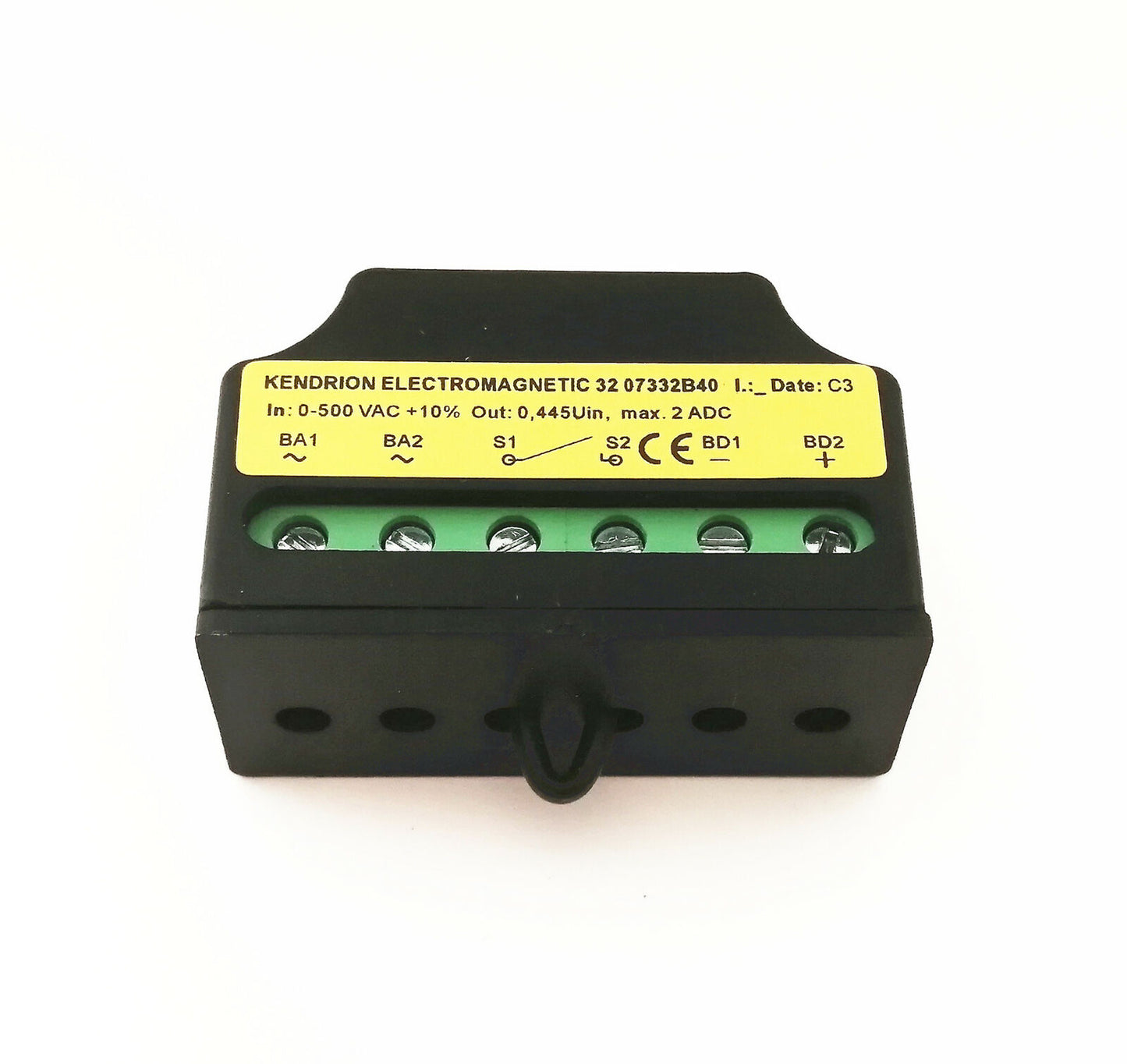 new KENDRION 32 07332B40 L IN: 0-500VAC OUT: 0.445Vin 2A Motor Brake Rectifier