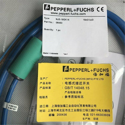 For PEPPERL+FUCHS NJ5-18GK-N 06450 Proximity Switch Fast - PEPPERL+FUCBS