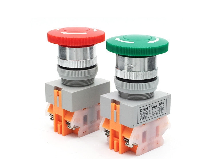 10PCS Chint NP4 Series NP4-11ZS/1 Pushbutton Switchs 1NO+1NC Free Ship