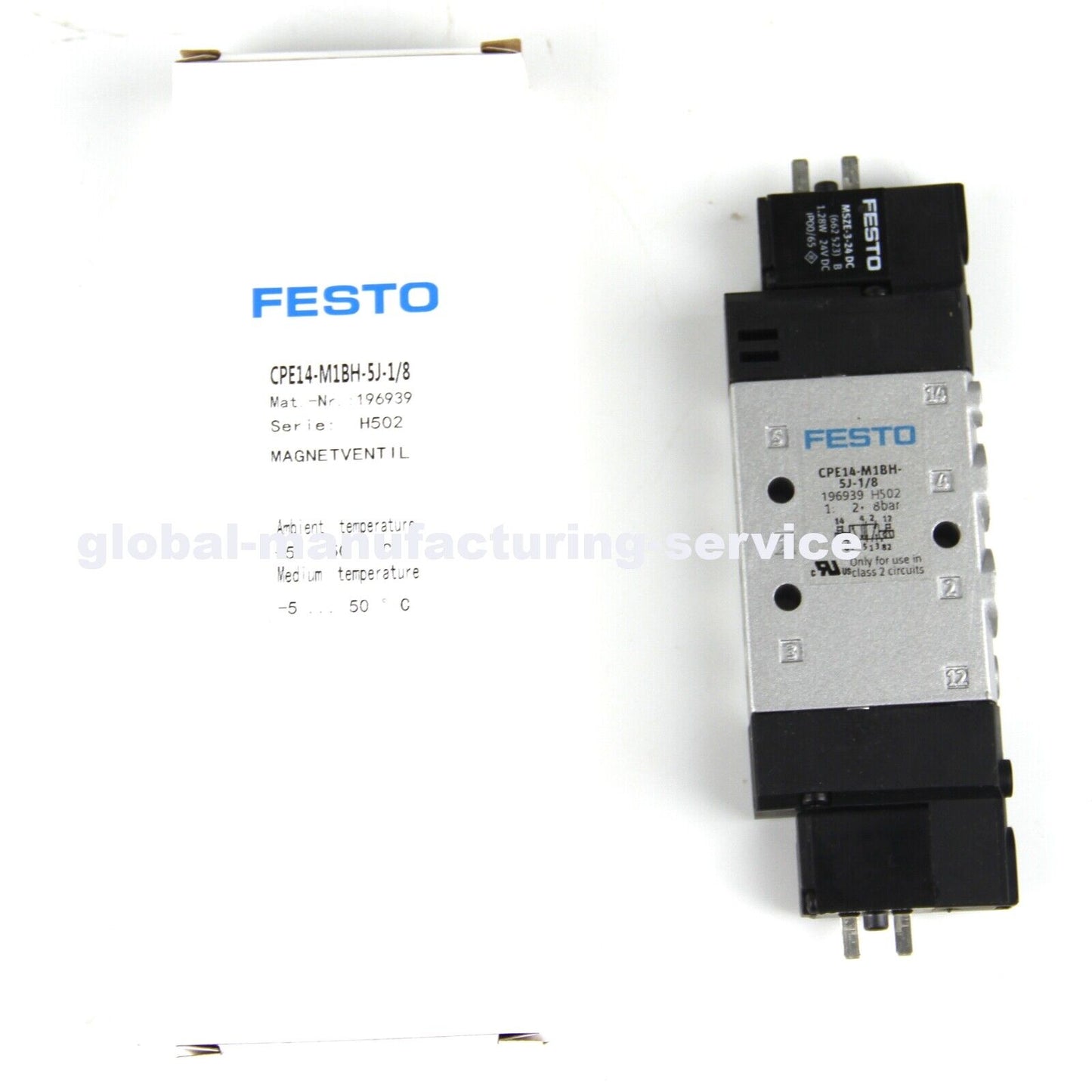 FESTO CPE14-M1BH-5J Solenoid Valve 196939 - FESTO