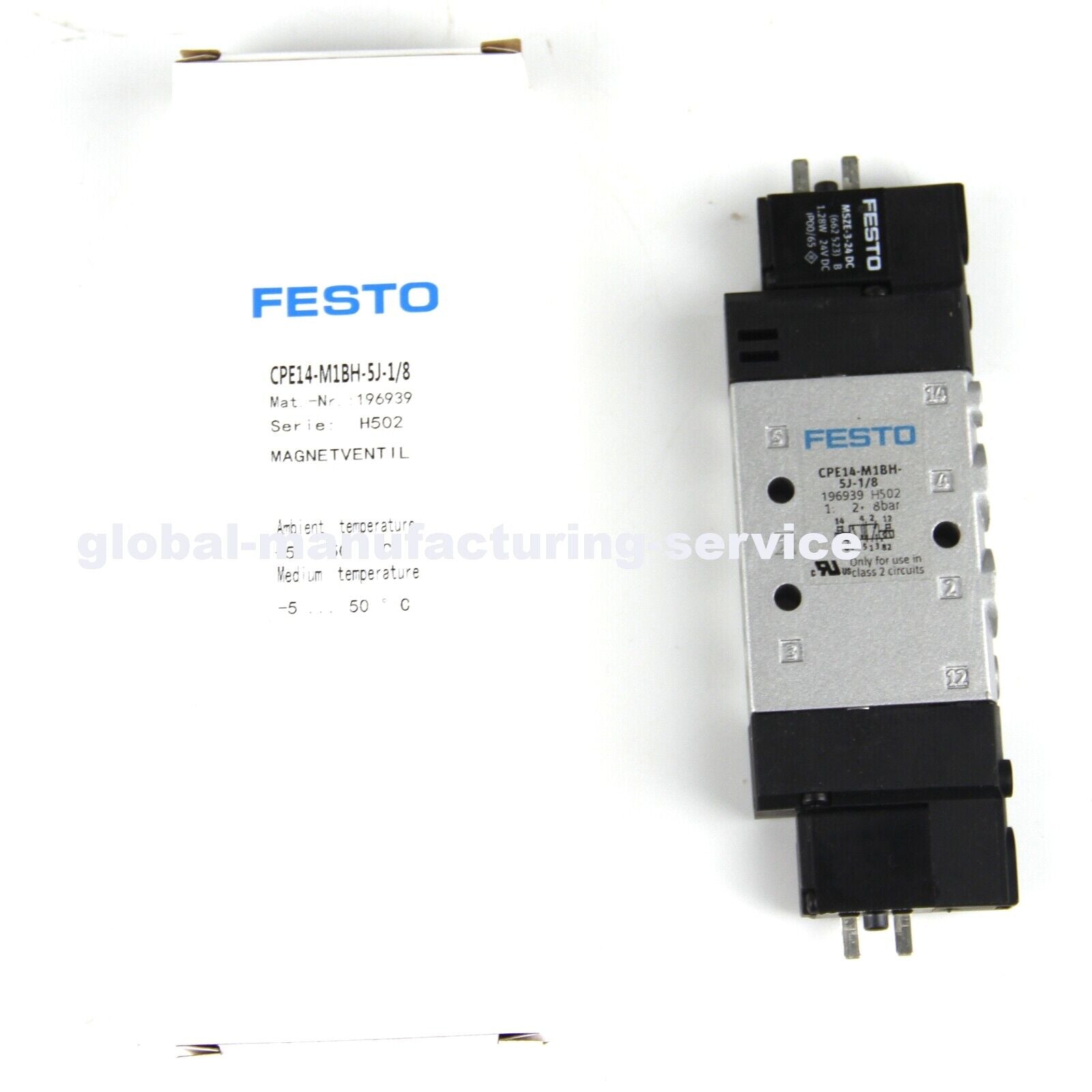 FESTO CPE14-M1BH-5J Solenoid Valve 196939 - FESTO