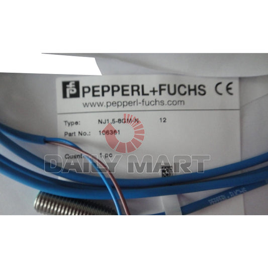 PEPPERL+FUCHS NJ1.5-8GM-N Inductive Sensor, 1.5mm Flush