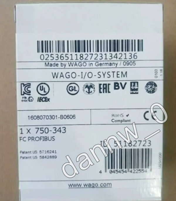 new 1PC  in box WAGO 750-343  Module WAGO