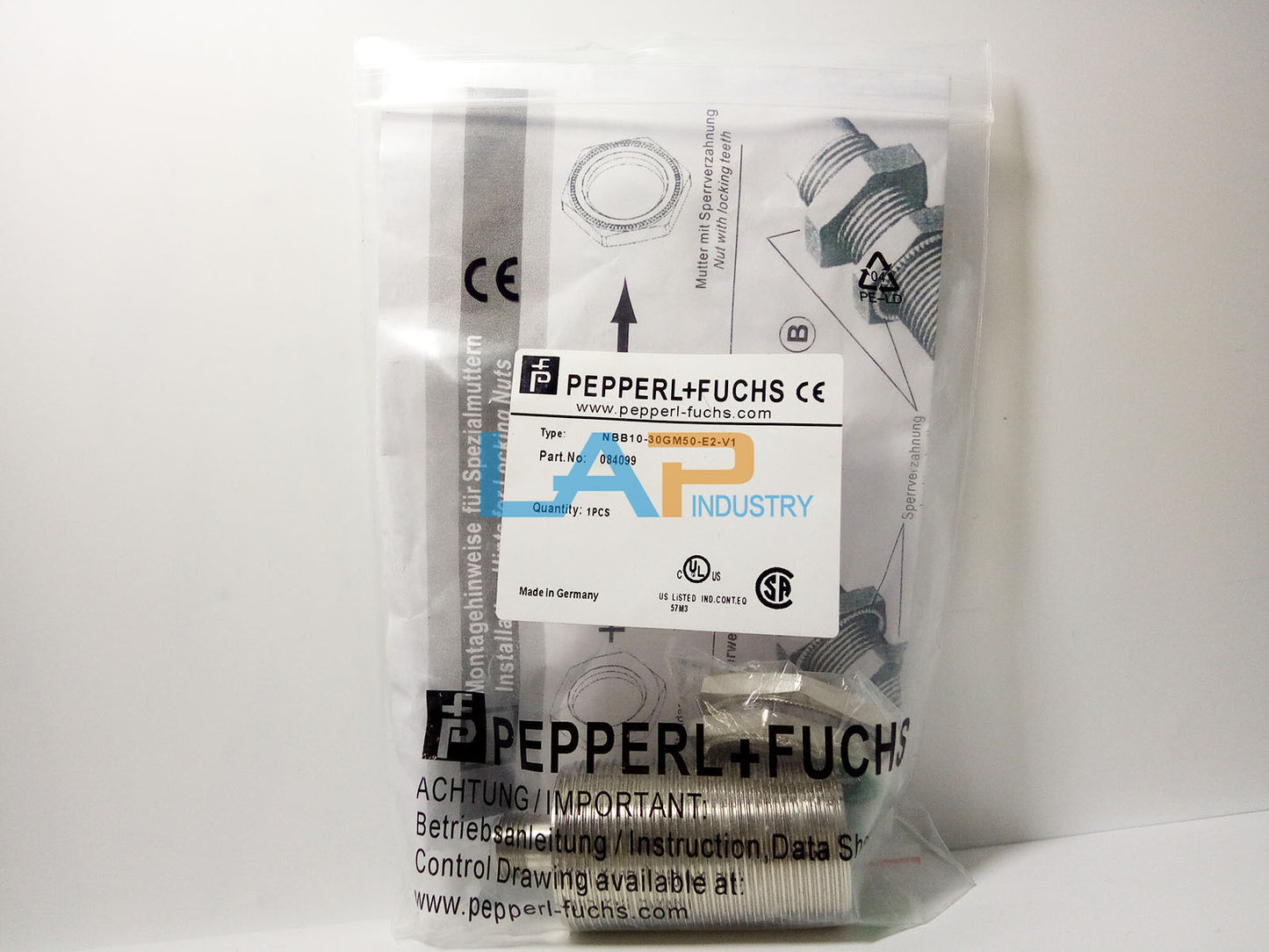 pepperl fuchs nbb10-30gm50-e2-v1 inductive proximity switch 10-30v npn no 84199 - PEPPERL+FUCHS